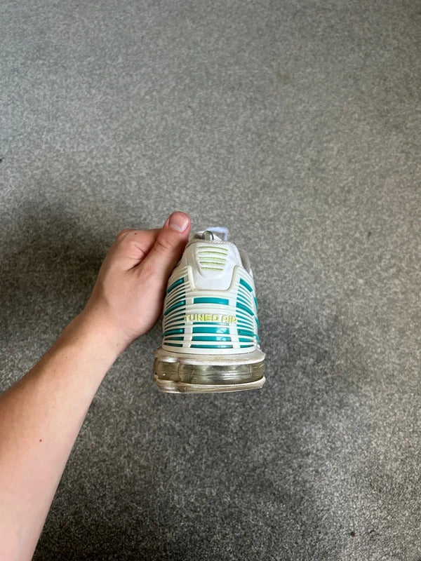 Nike air max plus tuned air tns white and blue mens size uk 9.5