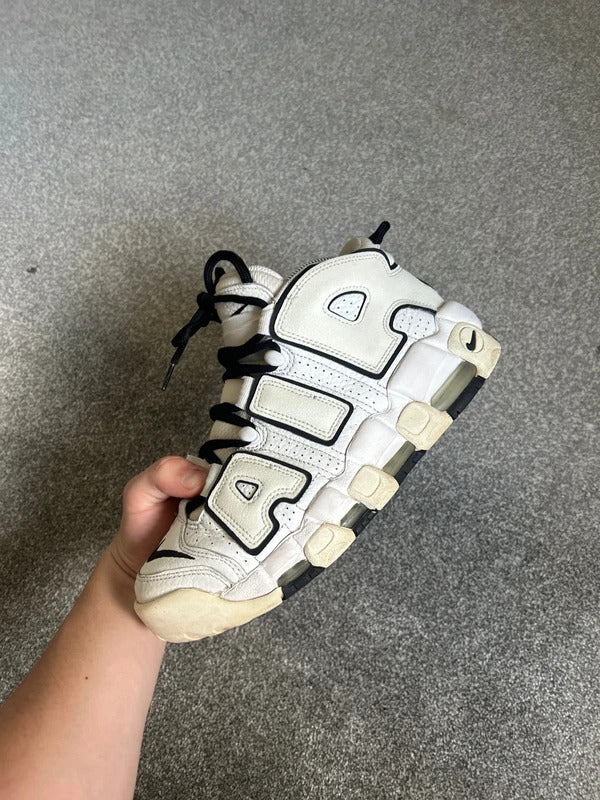 Nike air uptempo white and black uk men’s size 7