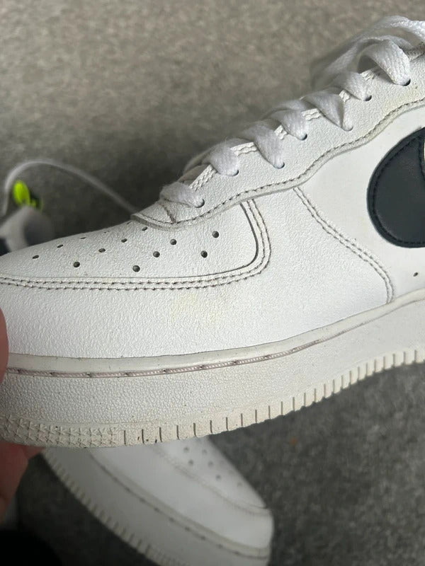Nike air force 1’s white black and green UK mens size 10.5