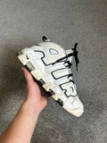 Nike air uptempo white and black uk men’s size 7