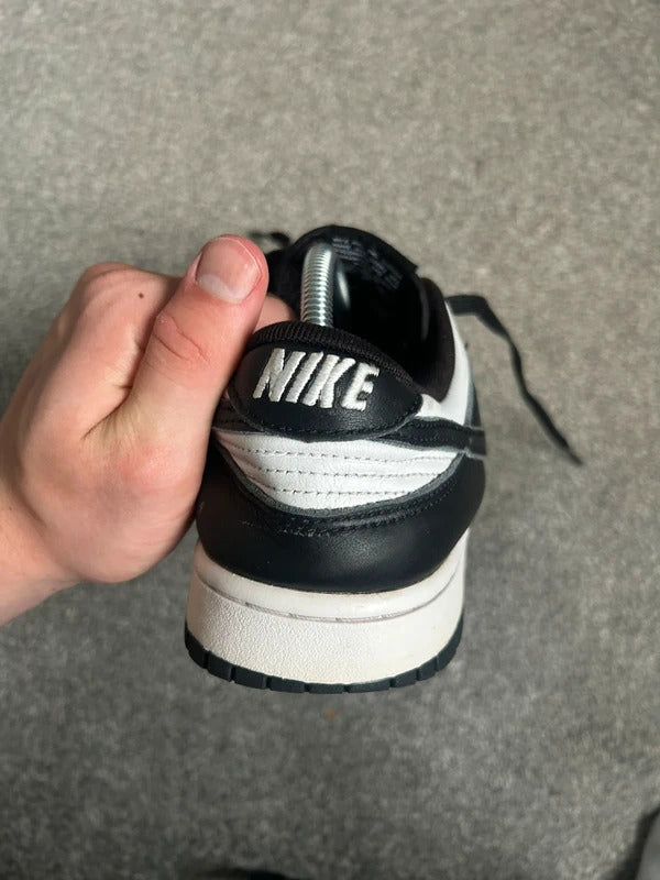 Nike black and white low dunks UK mens 8.5