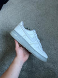Nike air force ones white light smoke grey sole Uk men’s size 10