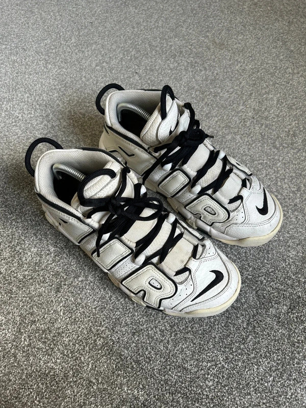 Nike air uptempo white and black uk men’s size 7
