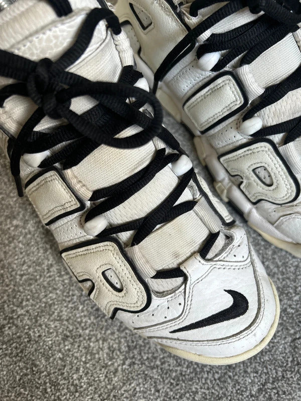 Nike air uptempo white and black uk men’s size 7